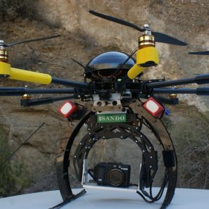 Sando utiliza drones en sus proyectos de obra civil