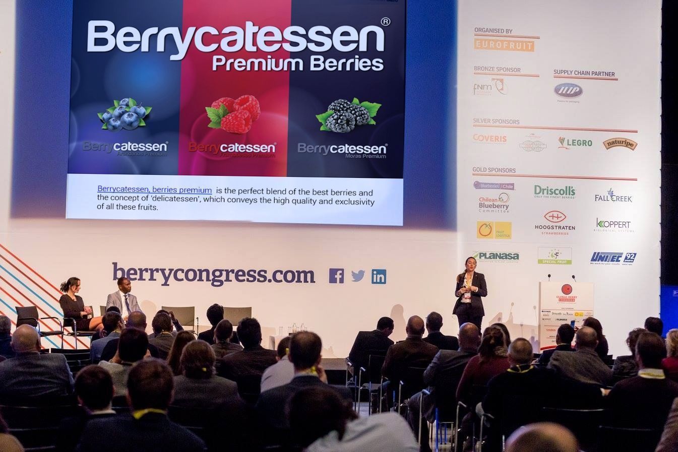 Uno de los instantes de la presentación de Cuna de Platero en el Global Berry ‘Ideas frescas’ para rejuvenecer el sector agroalimentario