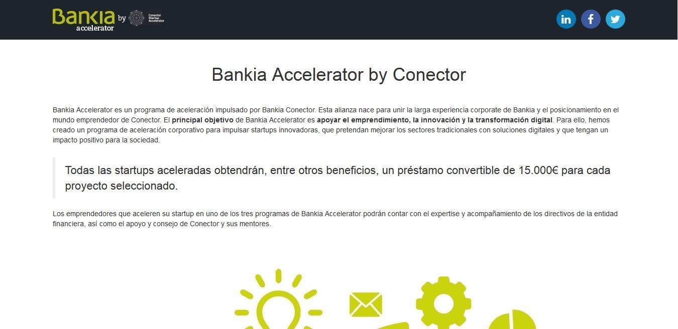 Mercados21 | Bankia y Conector impulsan startups