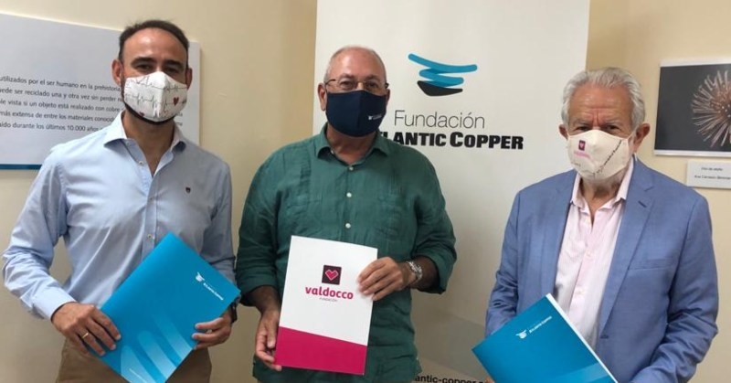 La Fundación Atlantic Copper sella una década de compromiso con la Fundación Valdocco