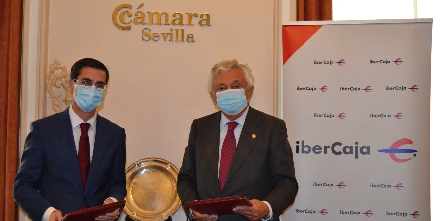 Mercados21 | Acuerdo de colaboración entre Ibercaja y la Cámara de Sevilla de impulso a la iniciativa empresarial