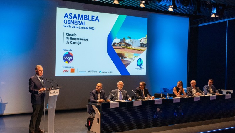 El Círculo de Empresarios reclama un Plan Estratégico del PCT Cartuja “para desarrollar todo su potencial”<ul><li class='subtitulo'>Raúl Maldonado releva en la presidencia a Beltrán Calvo, tras 11 años en el cargo, en la última Asamblea General</li></ul>