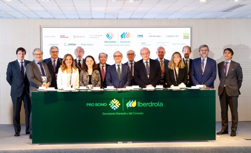 Iberdrola lanza “Construyendo Juntos”, un proyecto “pro bono legal” para entidades sociales en colaboración con 14 despachos de abogados